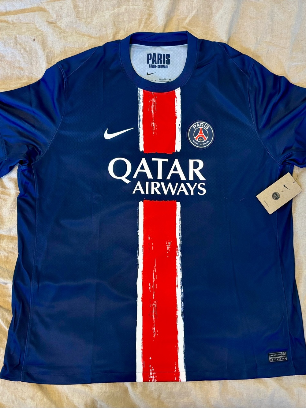 Nike Paris Saint-Germain Navy Blue & Red Home Jersey
